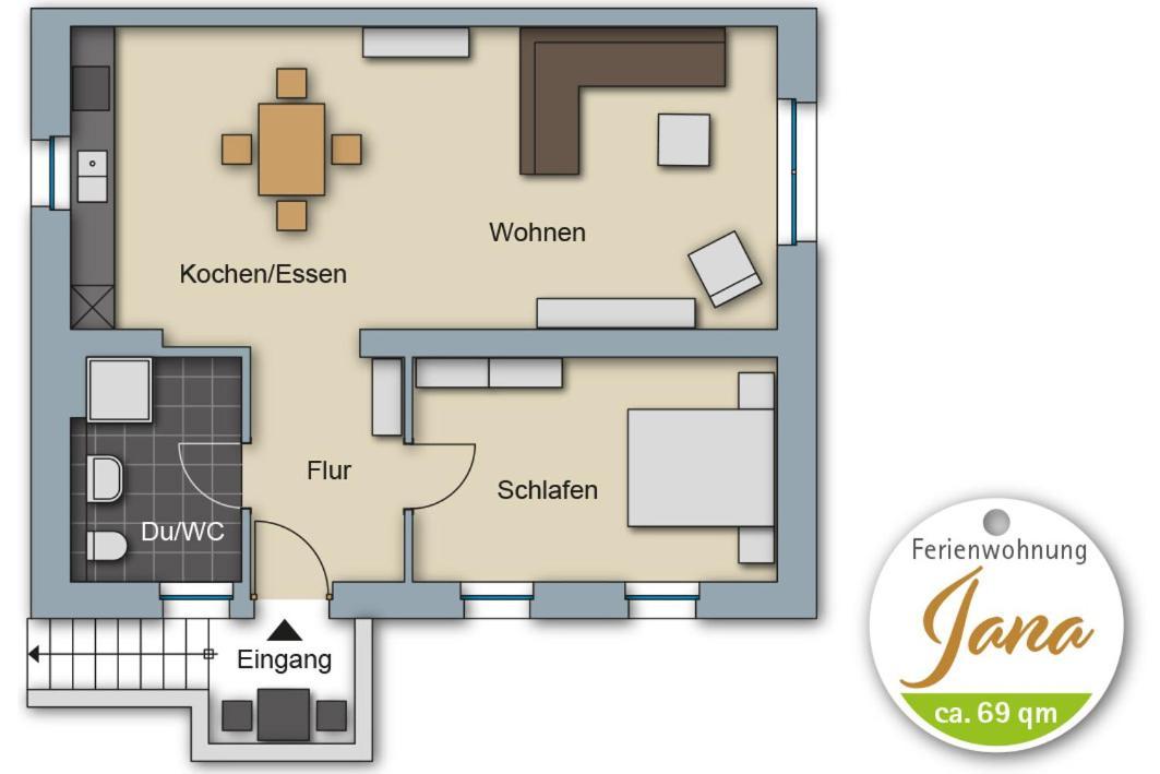 Goerg Ferienwohnungen Креф Номер фото
